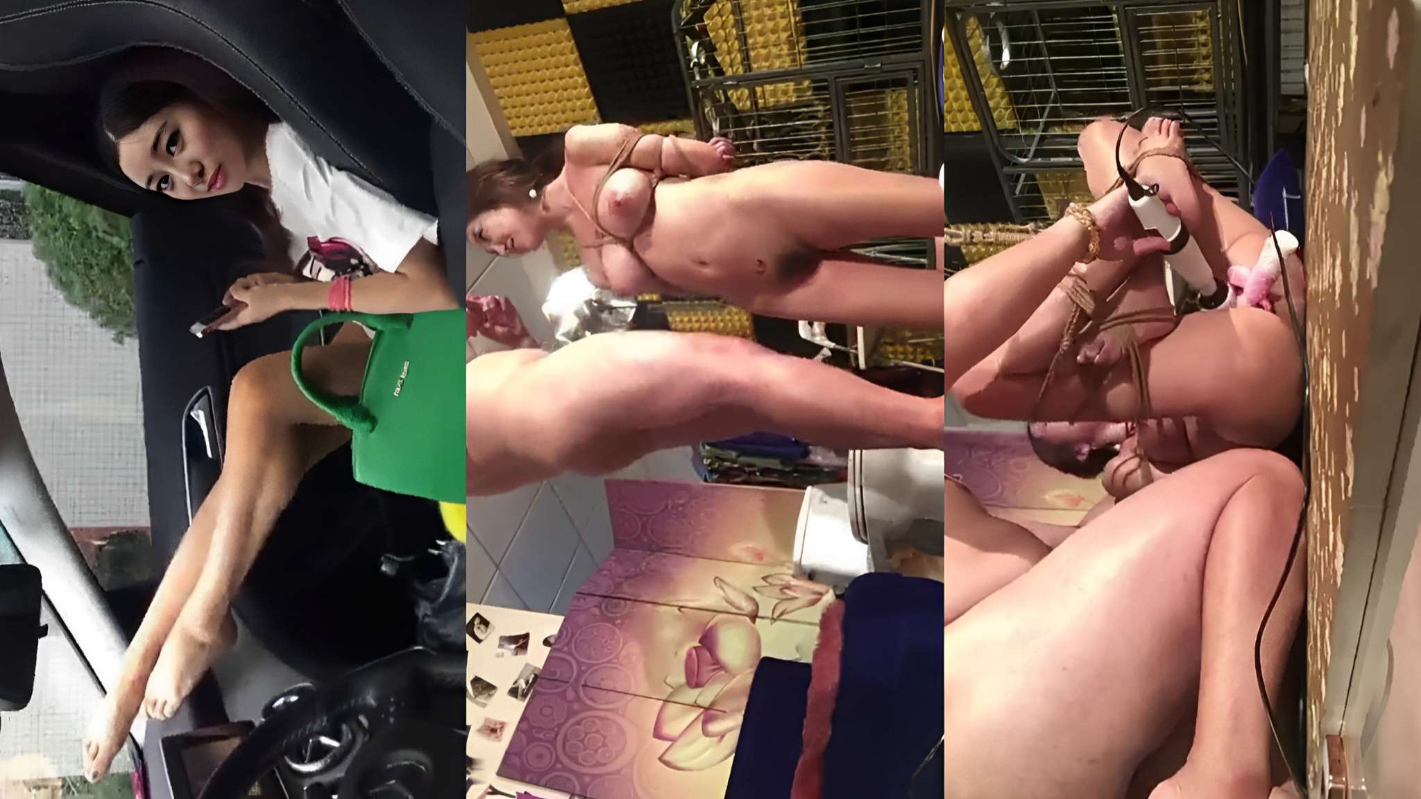 91凤鸣鸟唱系列22-秀人网豪乳嫩模李梓熙与猥琐眼镜摄影师玩SM捆绑啪啪